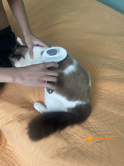 Cepillo para perros y gatos, peine de autolimpieza, removedor de pelo 3 en 1