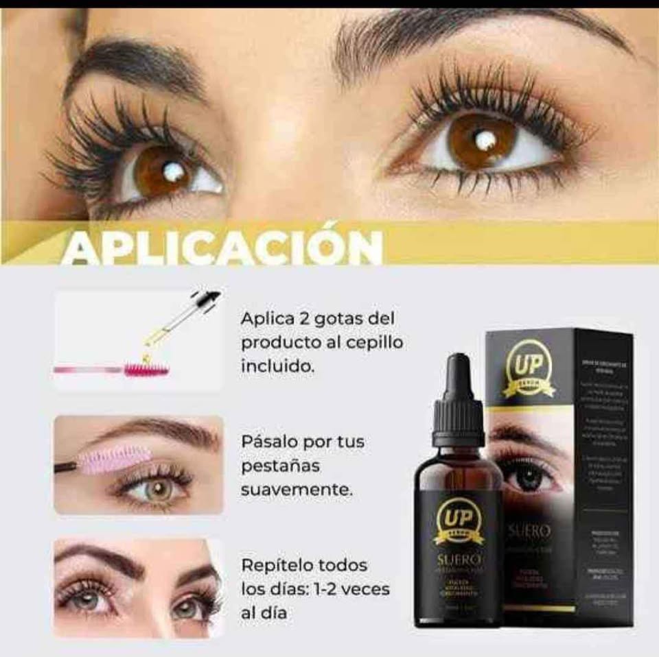Sérum Up de pestañas y cejas .Logra una mirada impactante de forma natural