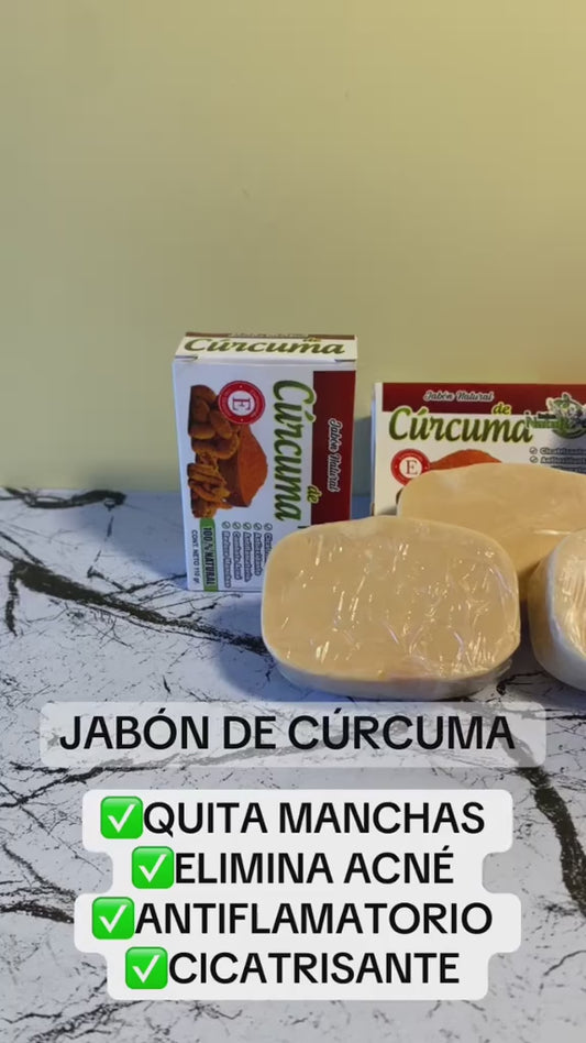 🌿 Jabón de Cúrcuma – Piel Radiante de Forma Natural